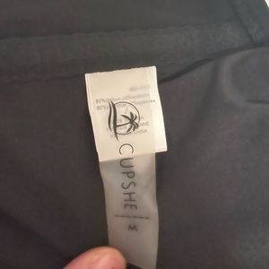 Black one piece bathing suit from cupshe, size M